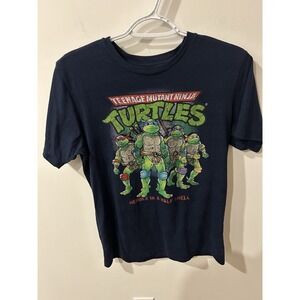 Teenage Mutant Ninja Turtles Navy Blue Short Sleeve T-Shirt  XXL